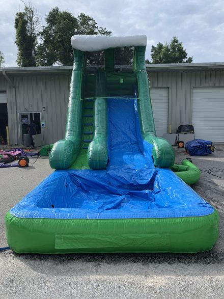 18ft slide w/ pool